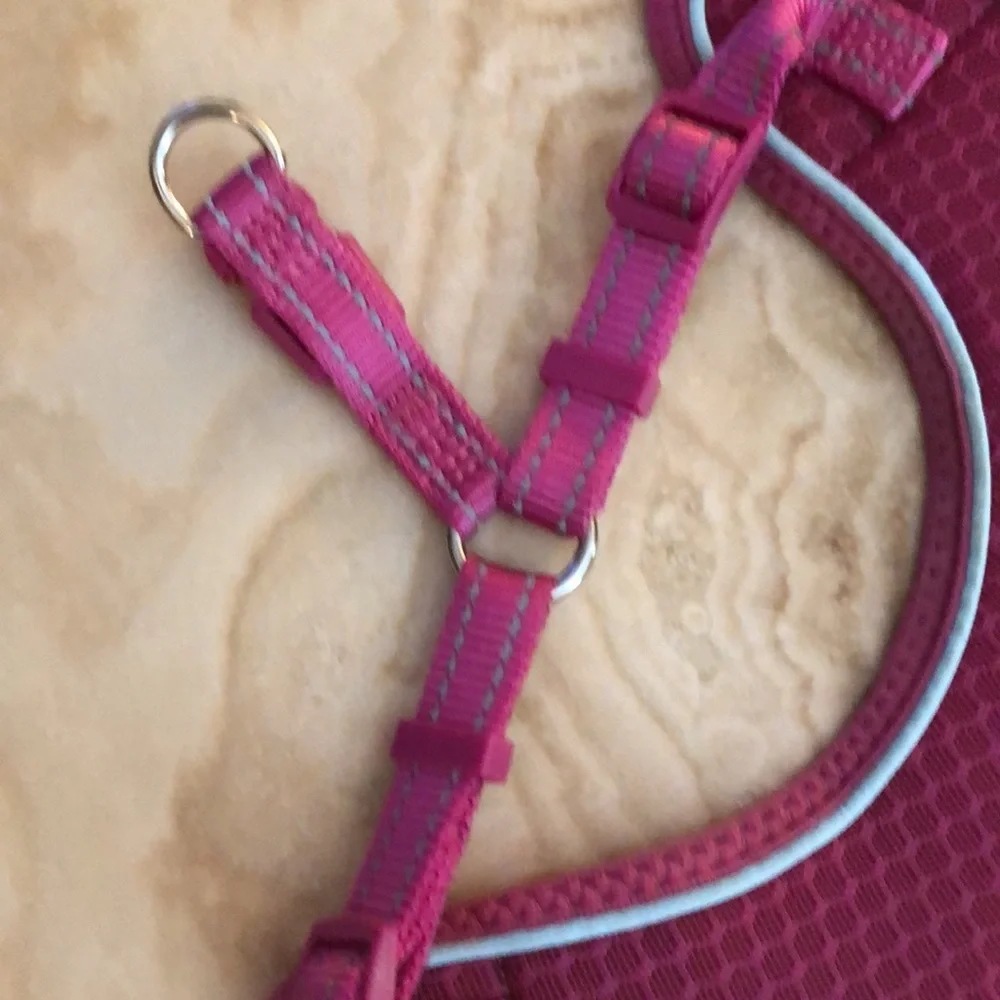 PETCO PINK DOG HARNESS • INCLUDES DOG CARE HANDBOOK • Sz S